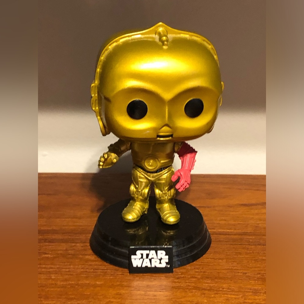 3/$20 Star Wars: The Force Awakens C-3PO Bobble Funko Pop - Loose